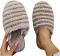 Slippers for Women Indoor Fur Fuzzy Slippers Memory Foam House Shoes Plush Slip on Fleece Outdoor Fluffy Home Slippers