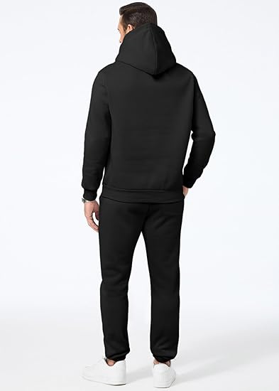 Mens 2-Piece Tracksuit Set  Hoodie & Jogger Sweatpants Outfit