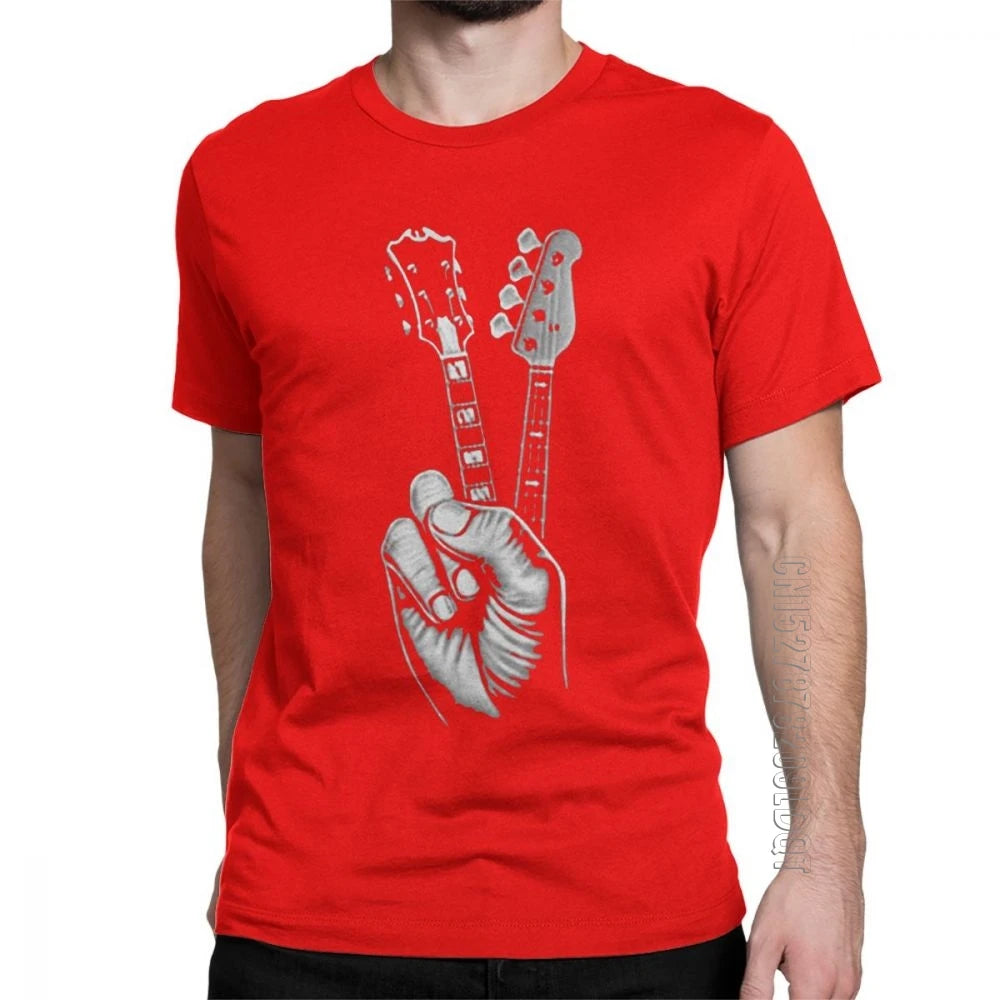 Hipster BASS GUITAR T Shirt Printer Men'S T-Shirt Cotton plus Size Male Tshirt Mens T Shirt Awesome T Shirt Men Short Sleeve
