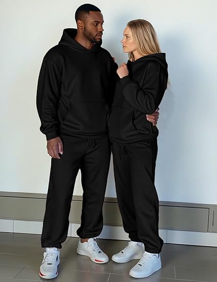 Mens 2-Piece Tracksuit Set  Hoodie & Jogger Sweatpants Outfit