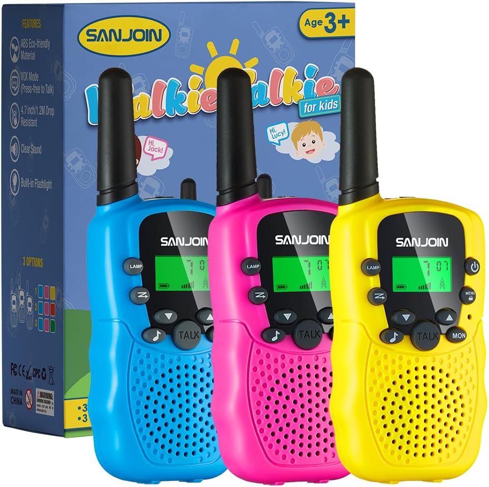 Kids Walkie Talkies Long Range Outdoor Toy Set