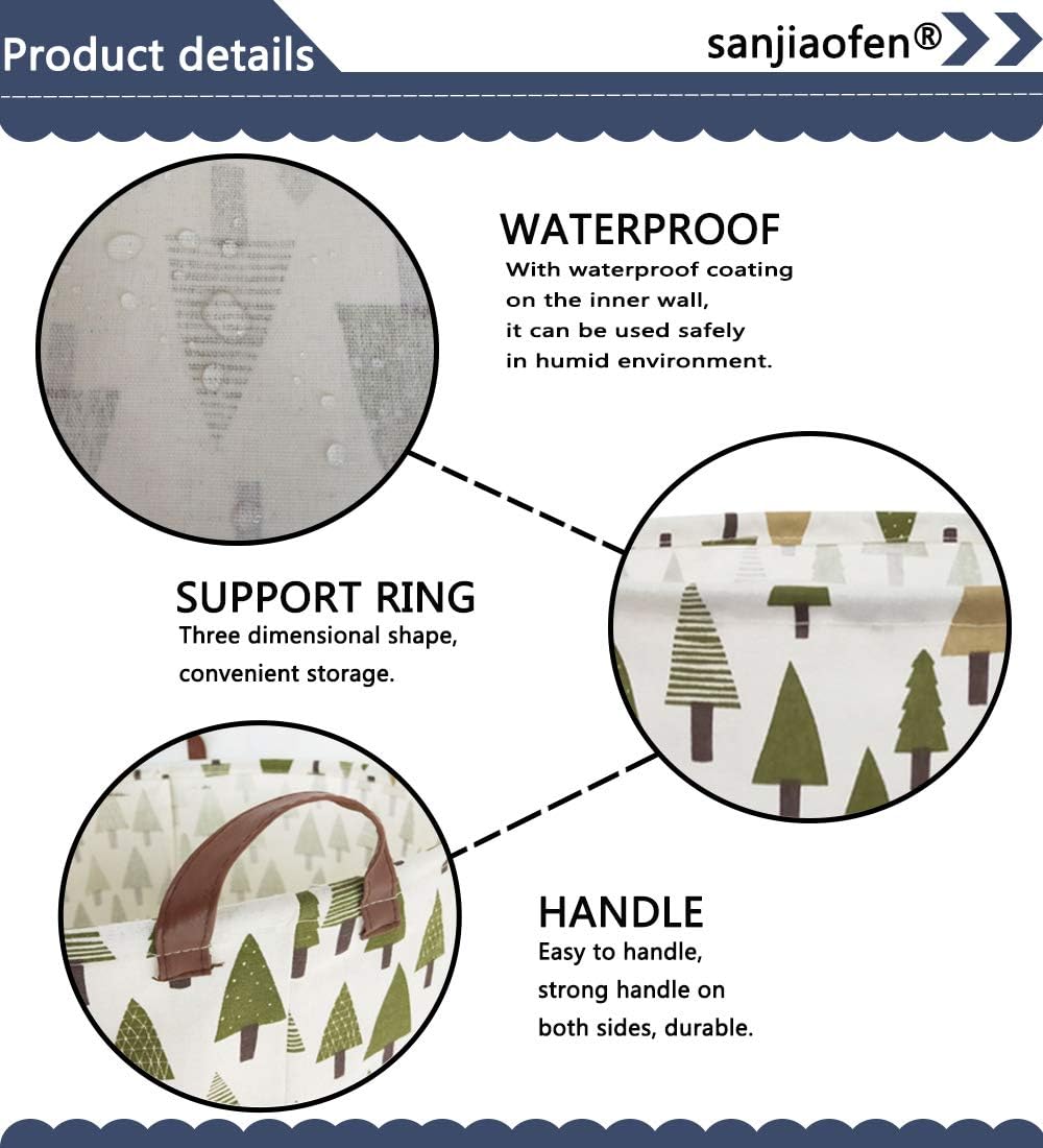 Collapsible Fabric Laundry Basket Large Storage Bin