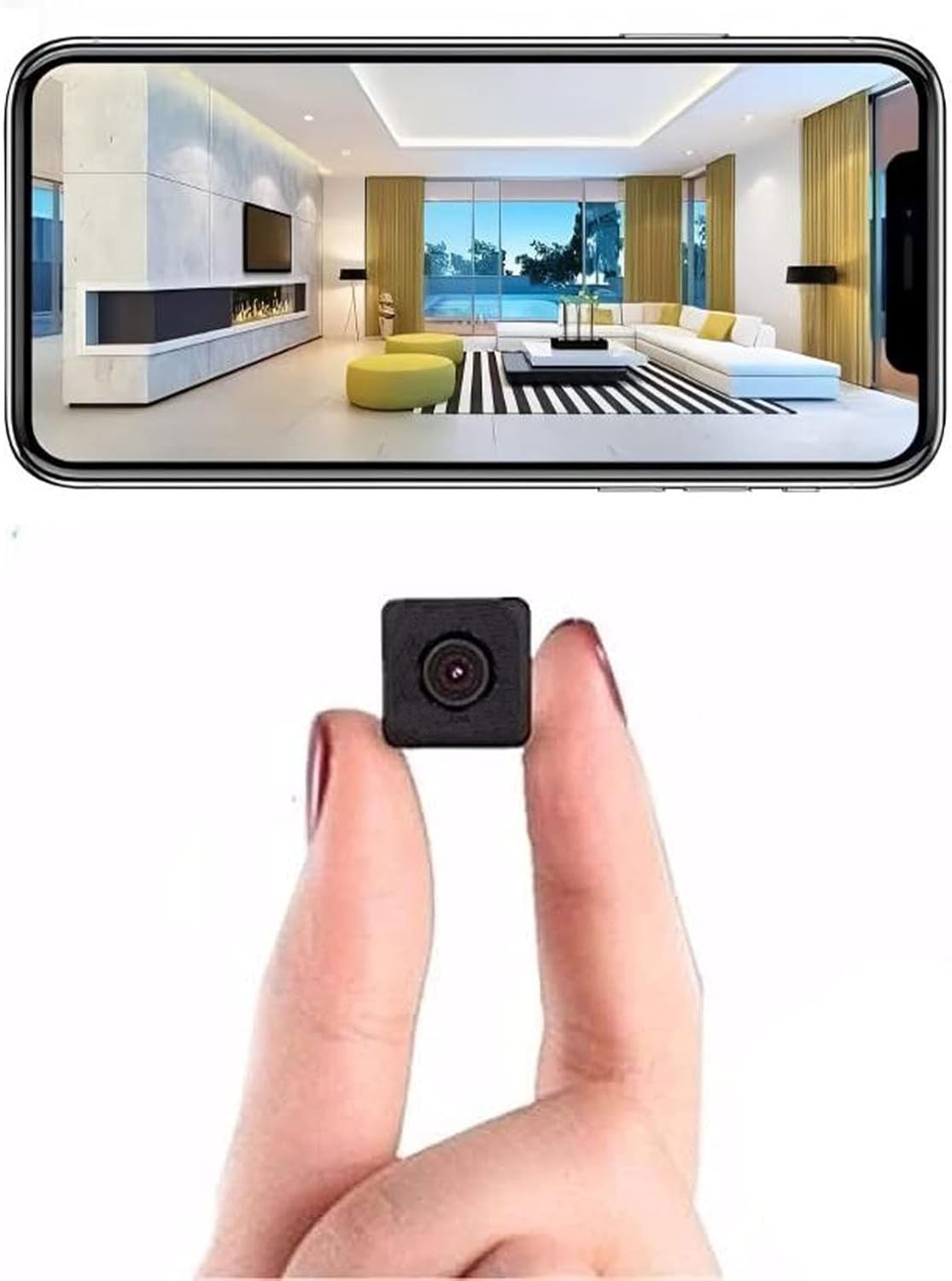 Mini WiFi Security Camera 4K Night Vision