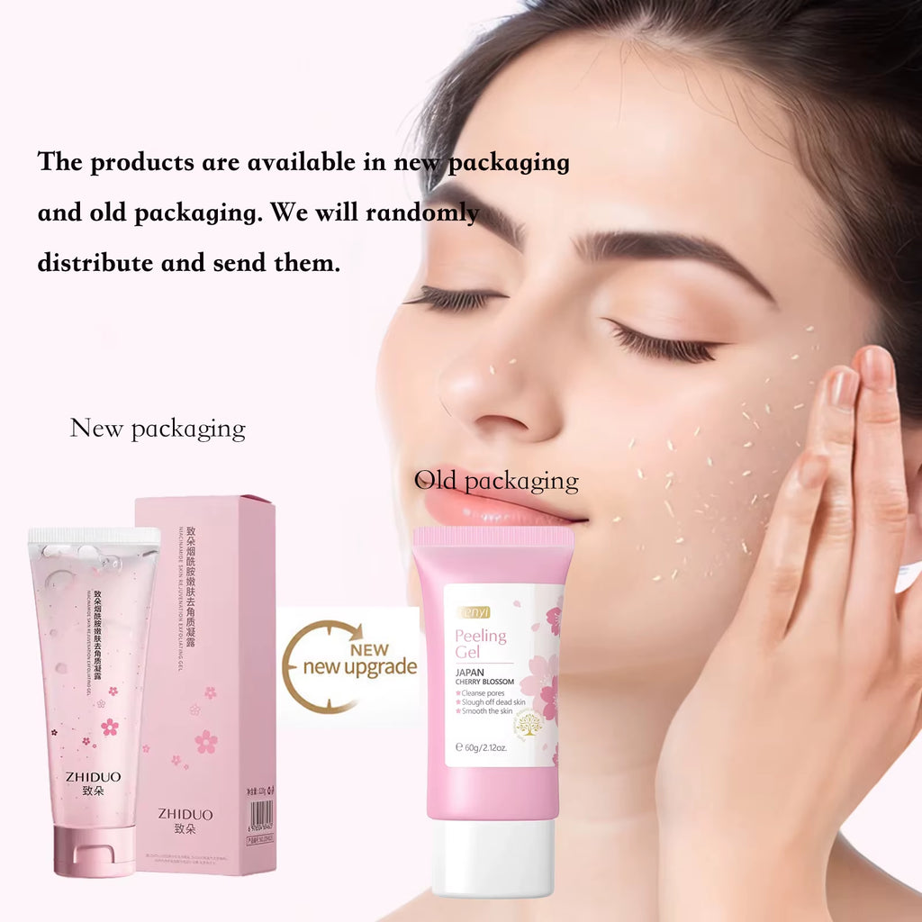 Face Deep Cleaning Exfoliating Gel Skin Care Whitening Moisturizer Repair Facial Scrub Skin Care