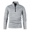 Big and Tall Mens Clothing S-4XL Long Sleeve T-Shirts for Men plus Size Zipper Stand Collar Sweatshirts Casual Solid Pullover Tshirts Shirts
