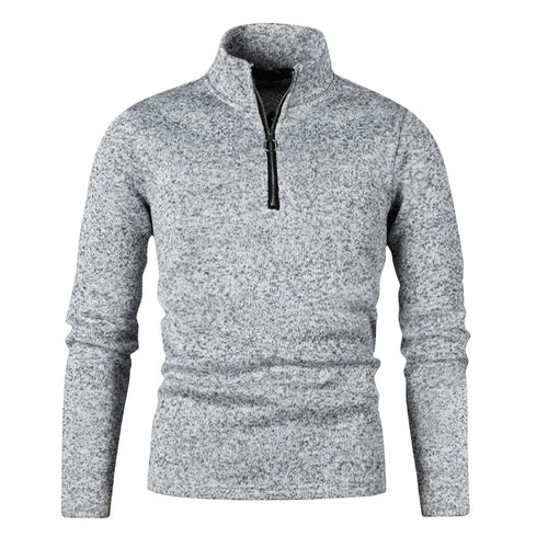 Big and Tall Mens Clothing S-4XL Long Sleeve T-Shirts for Men plus Size Zipper Stand Collar Sweatshirts Casual Solid Pullover Tshirts Shirts
