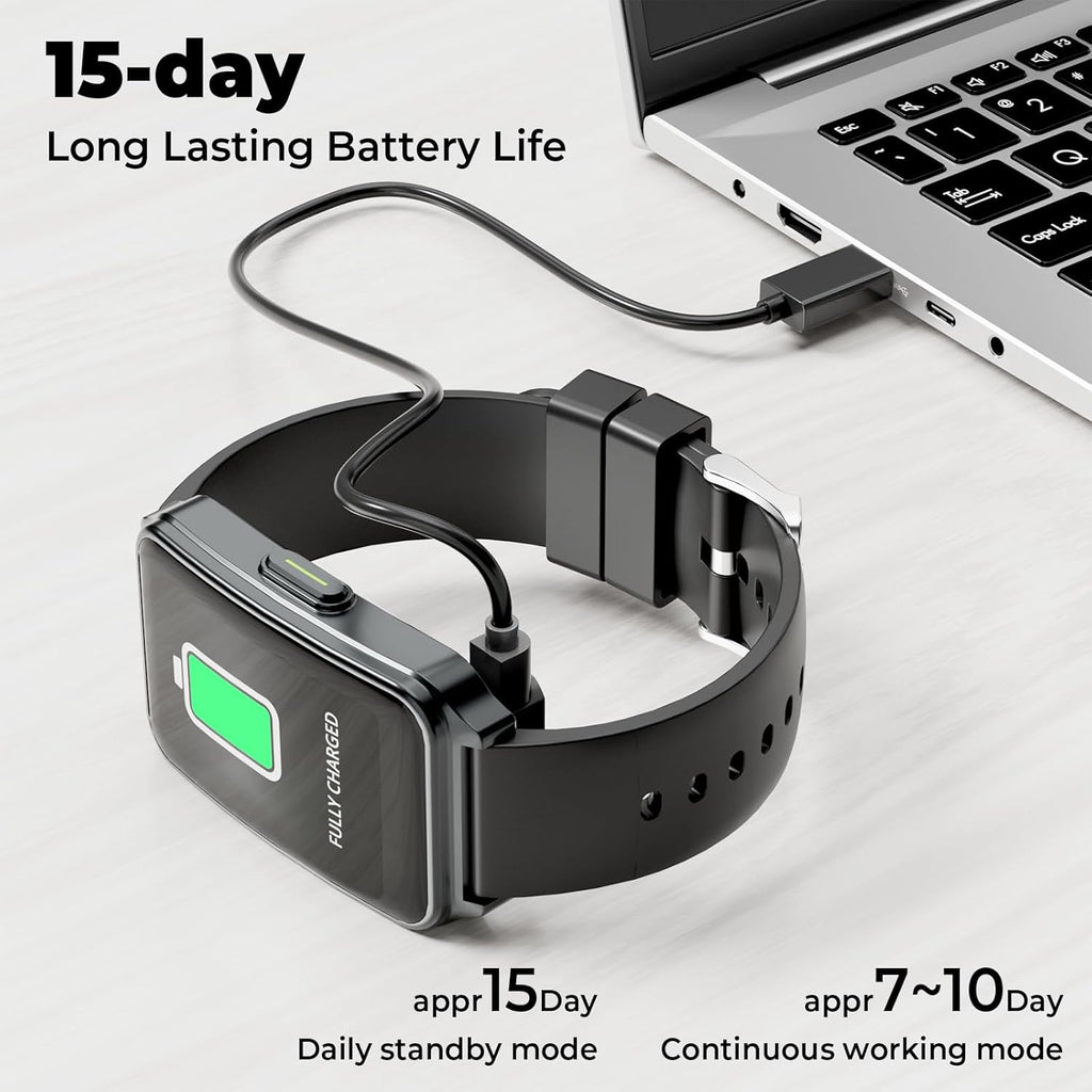 Fitness Tracker Smart Watch with Heart Rate Monitor