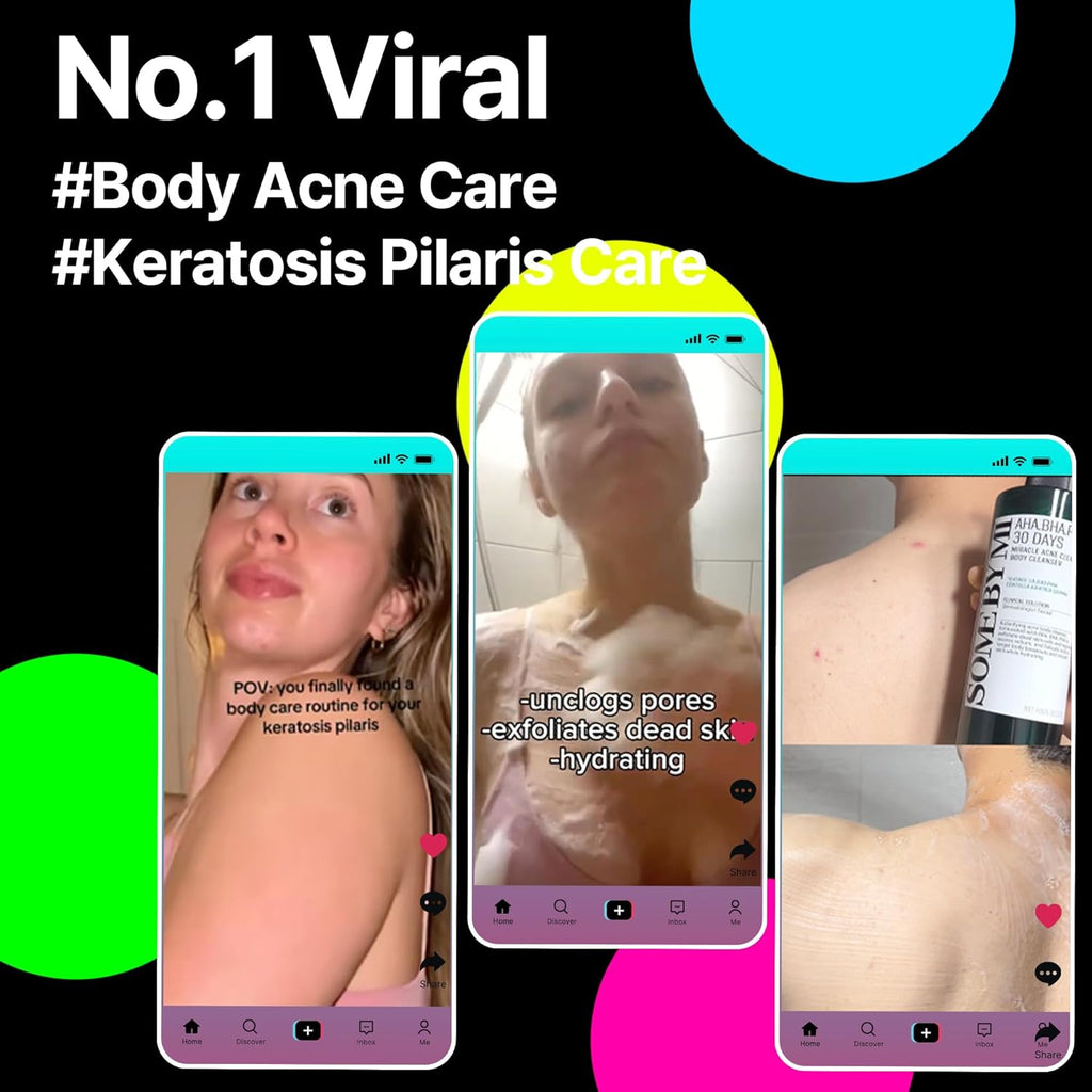 AHA BHA PHA Acne Body Wash  Deep Cleansing & Exfoliating