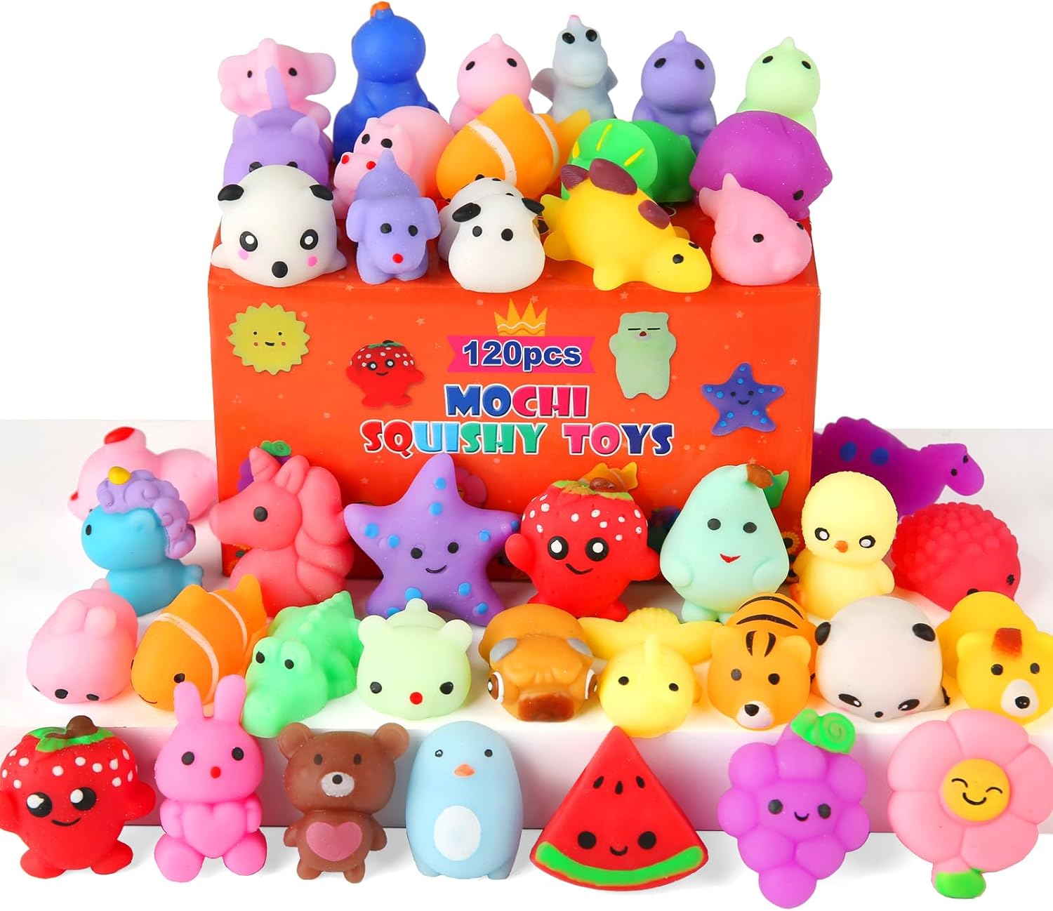 Mini Squishy Toys Bulk Pack Cute Sensory Pack of 30
