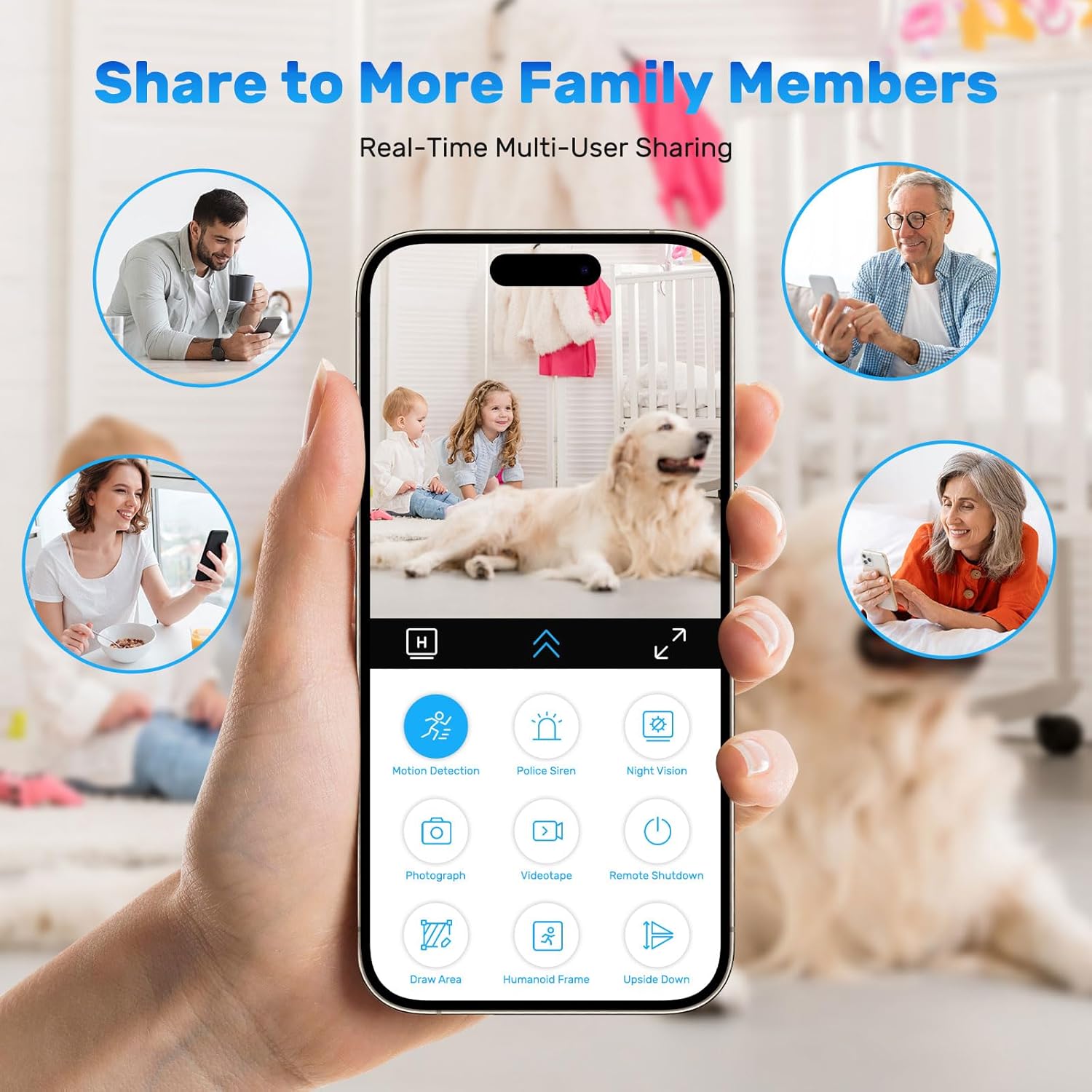 Mini WiFi Security Camera 4K Night Vision
