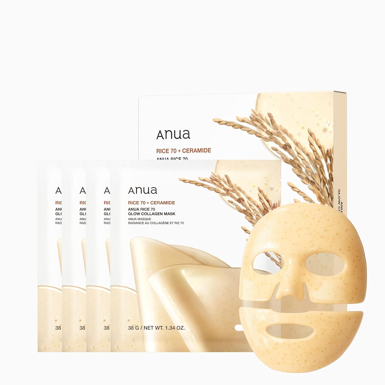 Rice Collagen Overnight Face Mask  Hydrating Glass Skin Care
