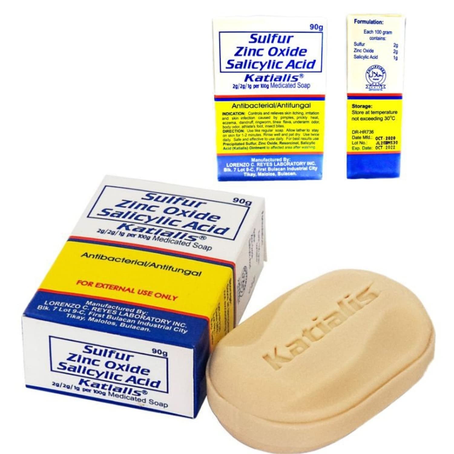 Sulfur Acne Soap  Antibacterial & Antifungal Skin Cleanser