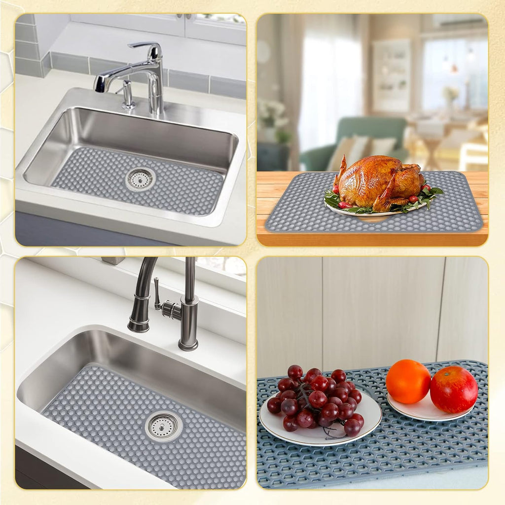 Silicone Sink Protector Mat Heat Resistant Non Slip