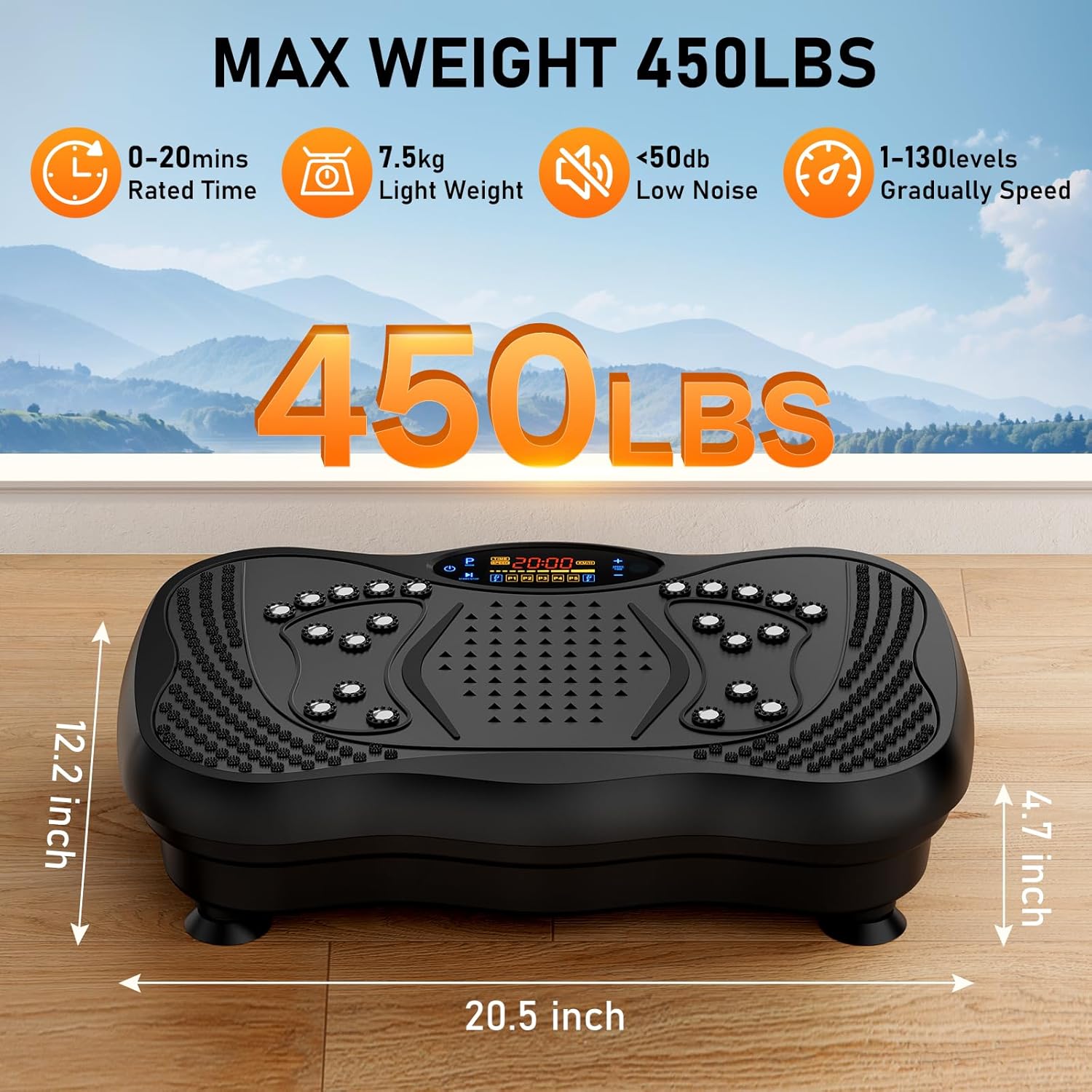 Vibration Plate Exercise Machine  Full Body Workout & Fitness