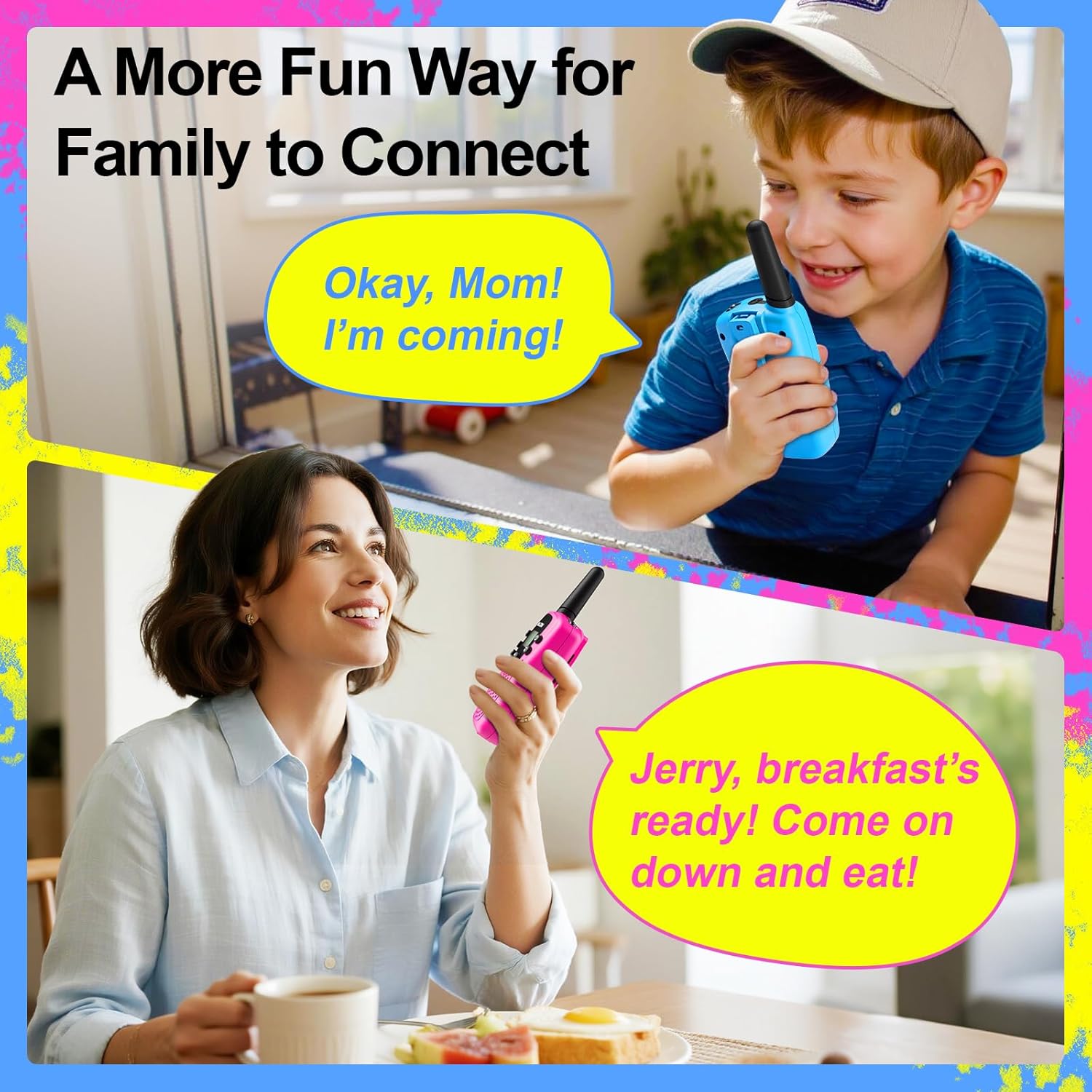 Kids Walkie Talkies Long Range Outdoor Toy Set