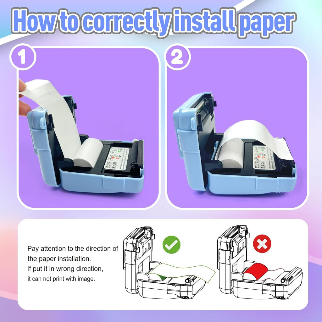 Kids Instant Print Camera Digital Toy With Video