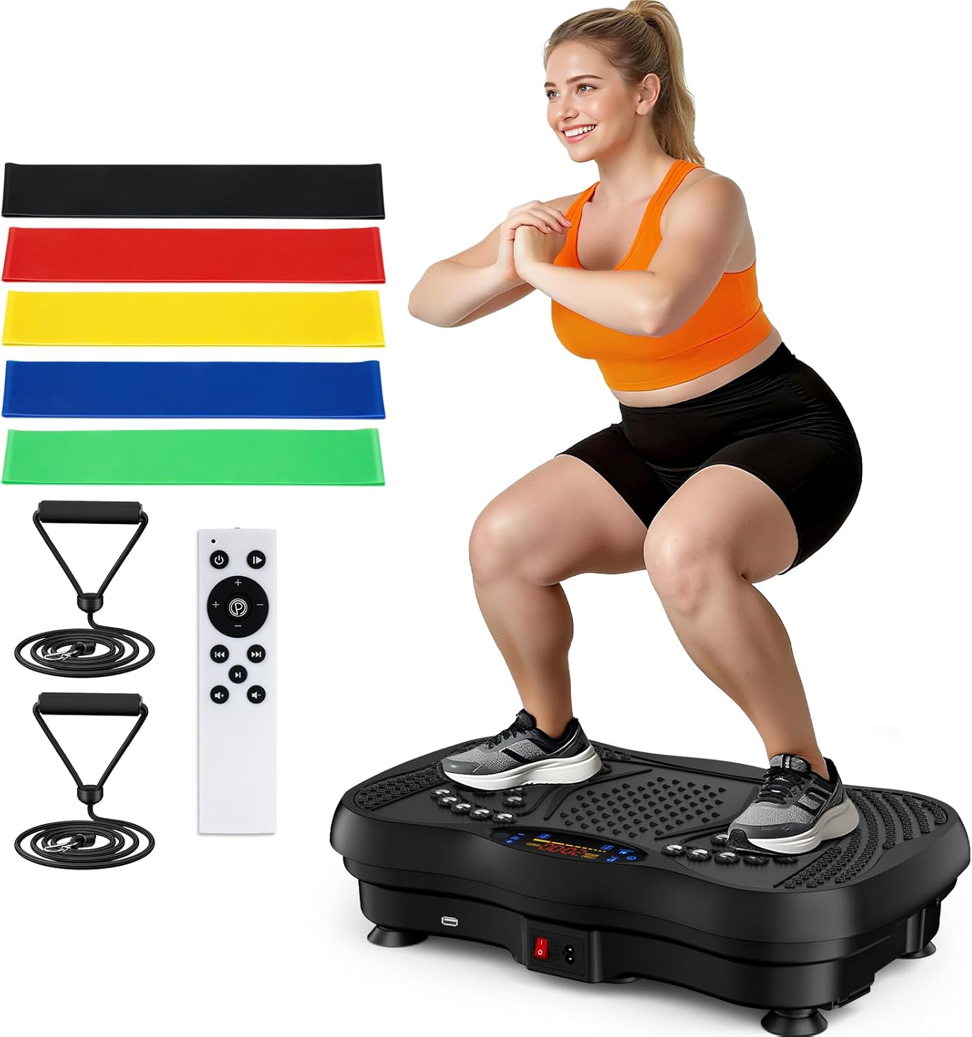 Vibration Plate Exercise Machine  Full Body Workout & Fitness