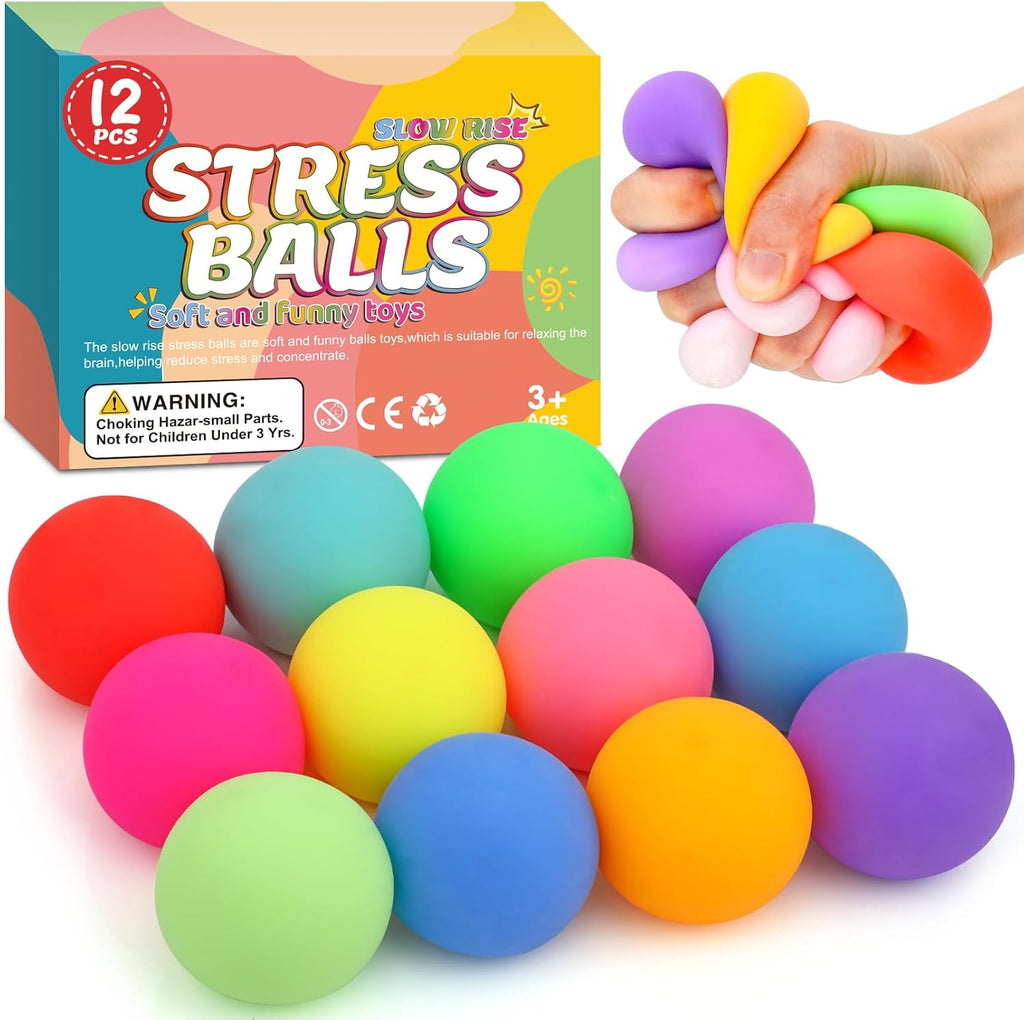 Slow Rising Stress Balls Soft Squeeze Toy Set