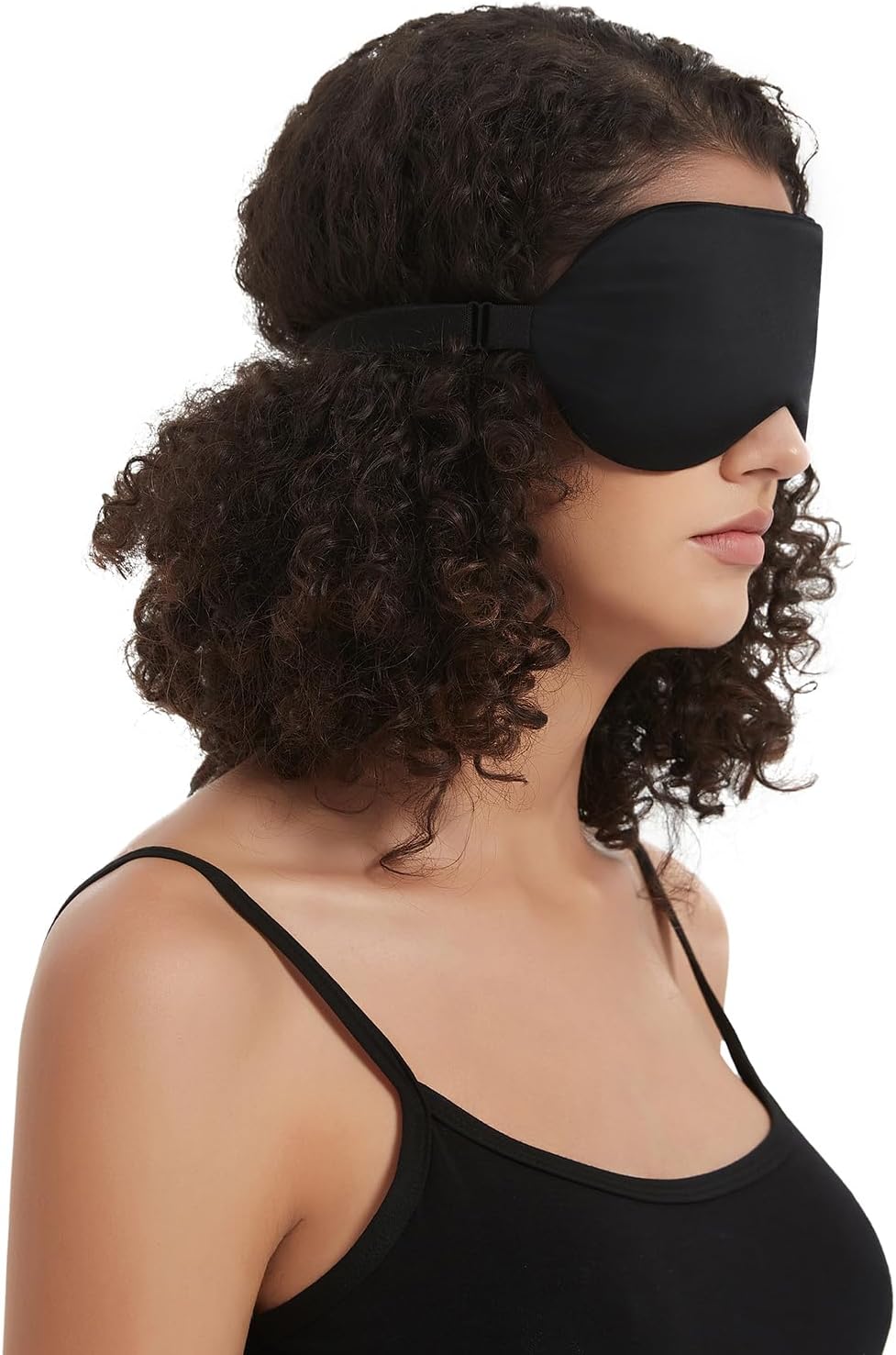Silk Sleep Mask with Contoured Foam Padding