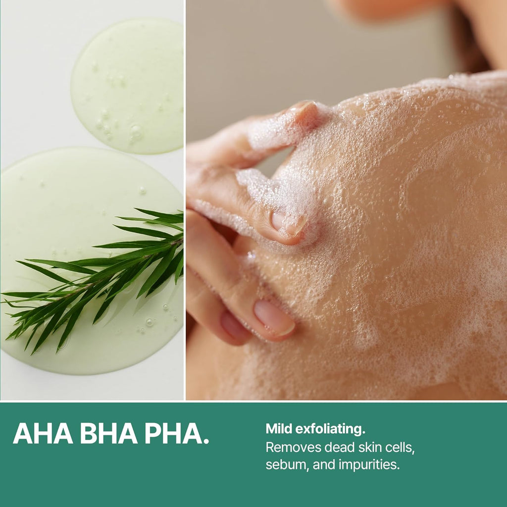 AHA BHA PHA Acne Body Wash  Deep Cleansing & Exfoliating
