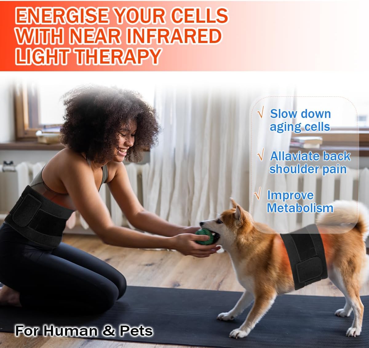 Infrared Red Light Therapy Pad for Pain Relief