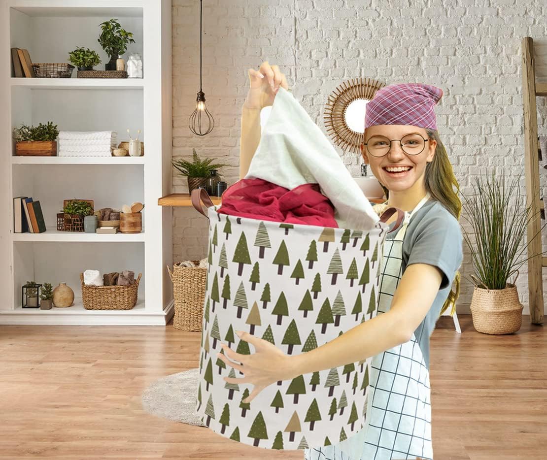 Collapsible Fabric Laundry Basket Large Storage Bin