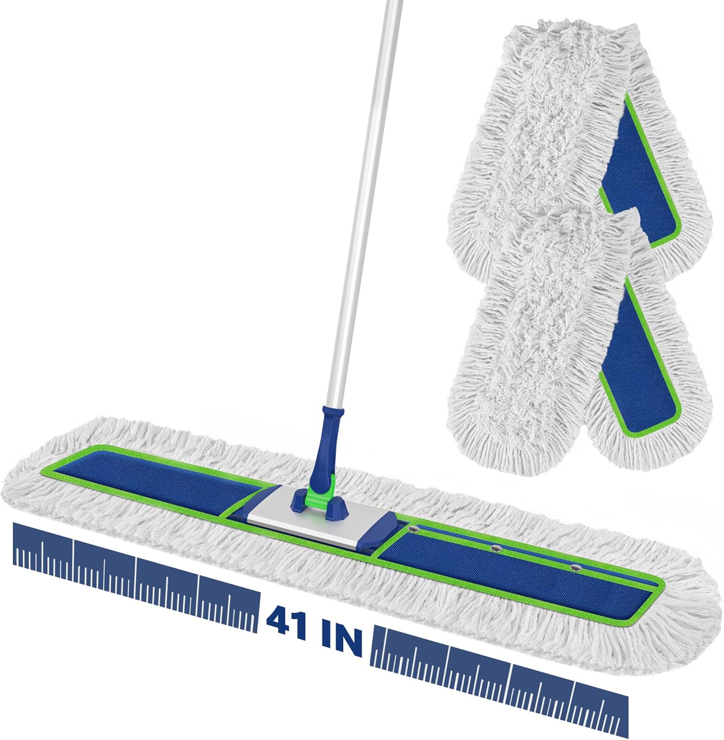 Large Industrial Dust Mop with Long Handle