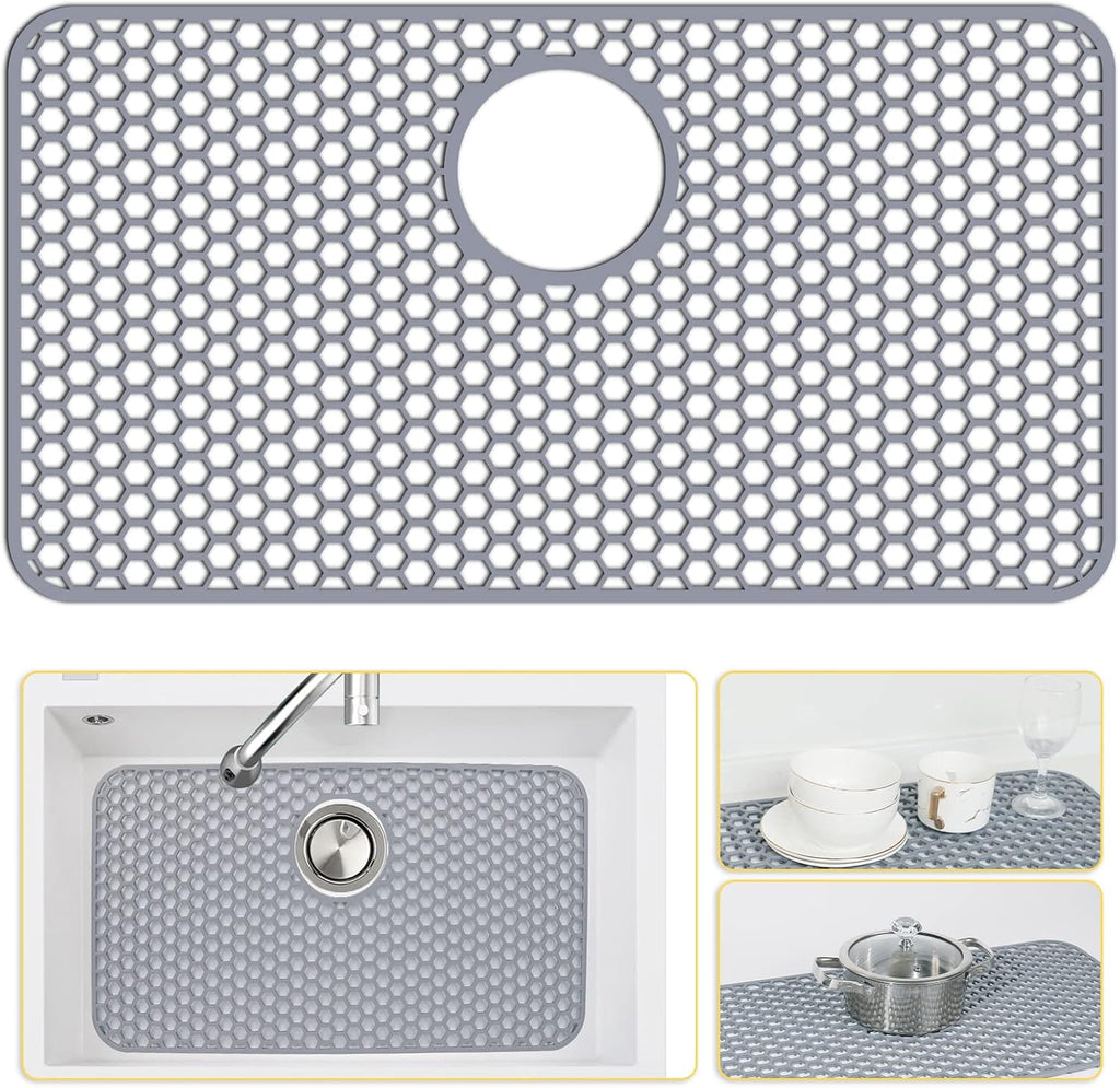 Silicone Sink Protector Mat Heat Resistant Non Slip