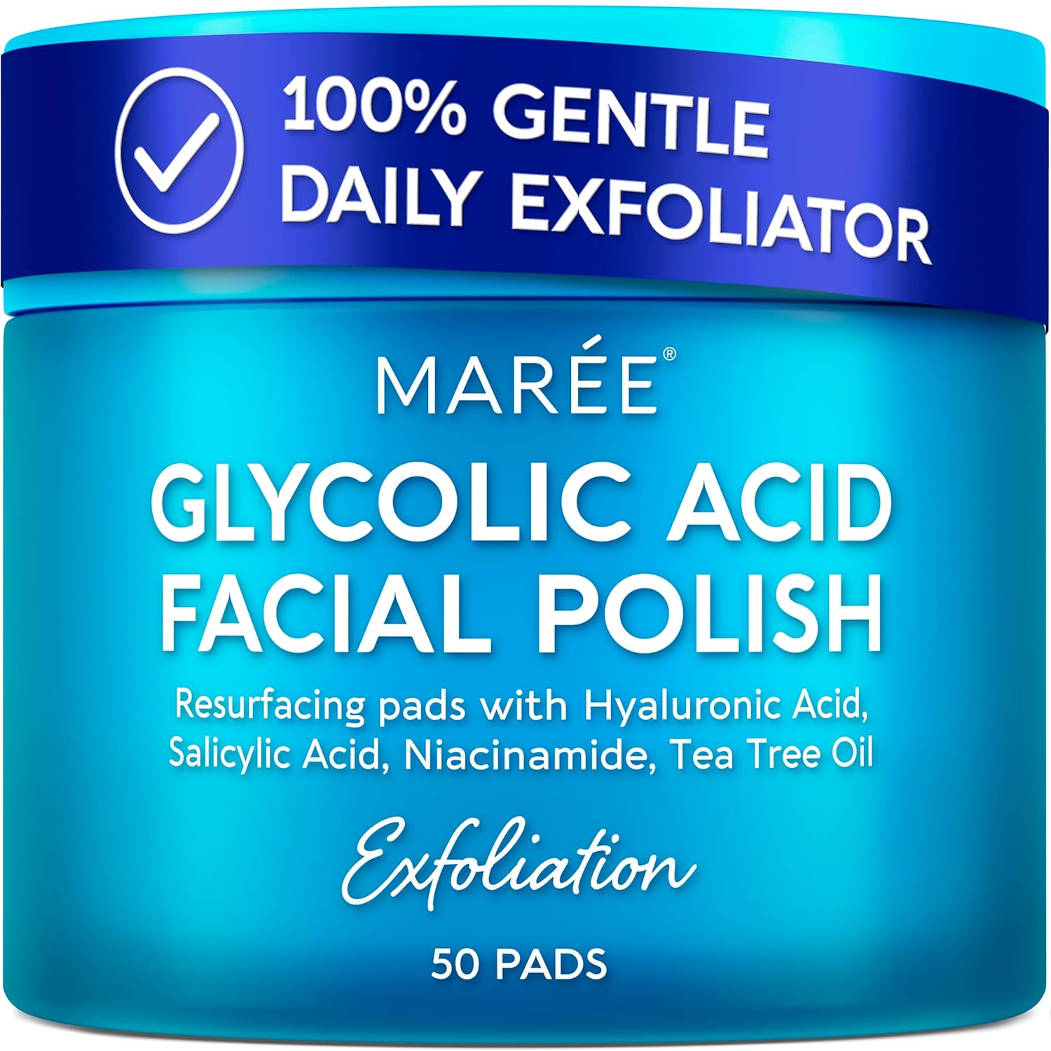 Glycolic Acid Exfoliating Pads  Acne & Pore Cleansing