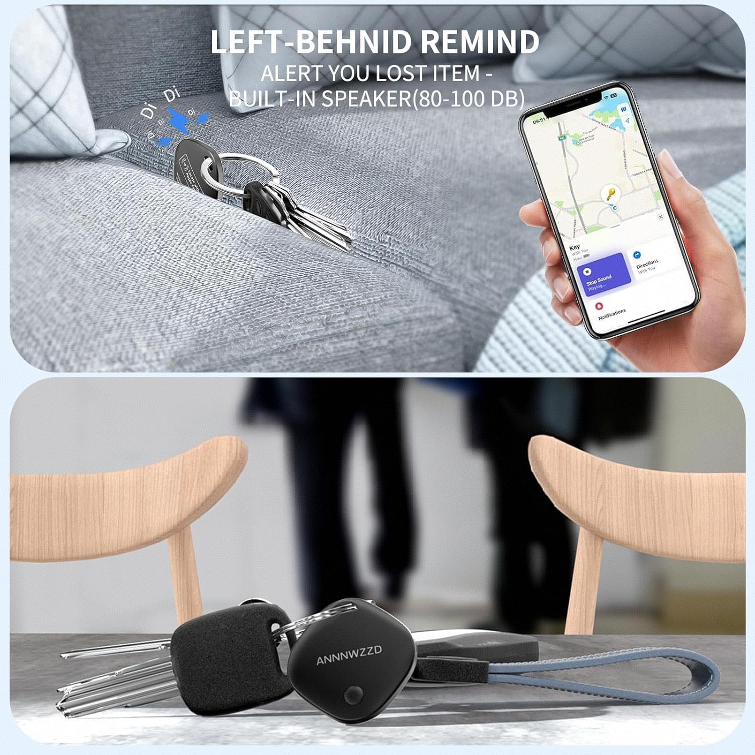 Bluetooth Item Finder Tags Compatible with Find My ( Pack of 4 )