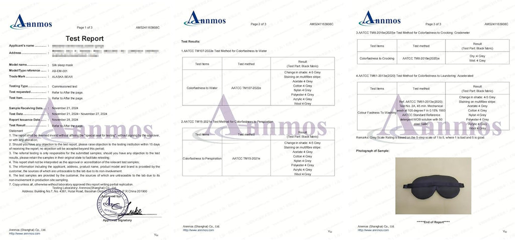 Silk Sleep Mask with Contoured Foam Padding