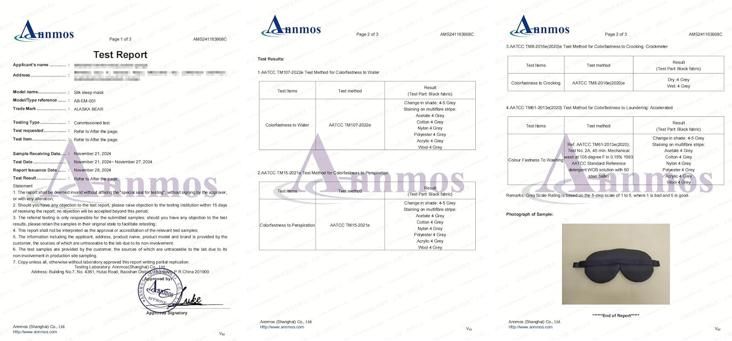 Silk Sleep Mask with Contoured Foam Padding