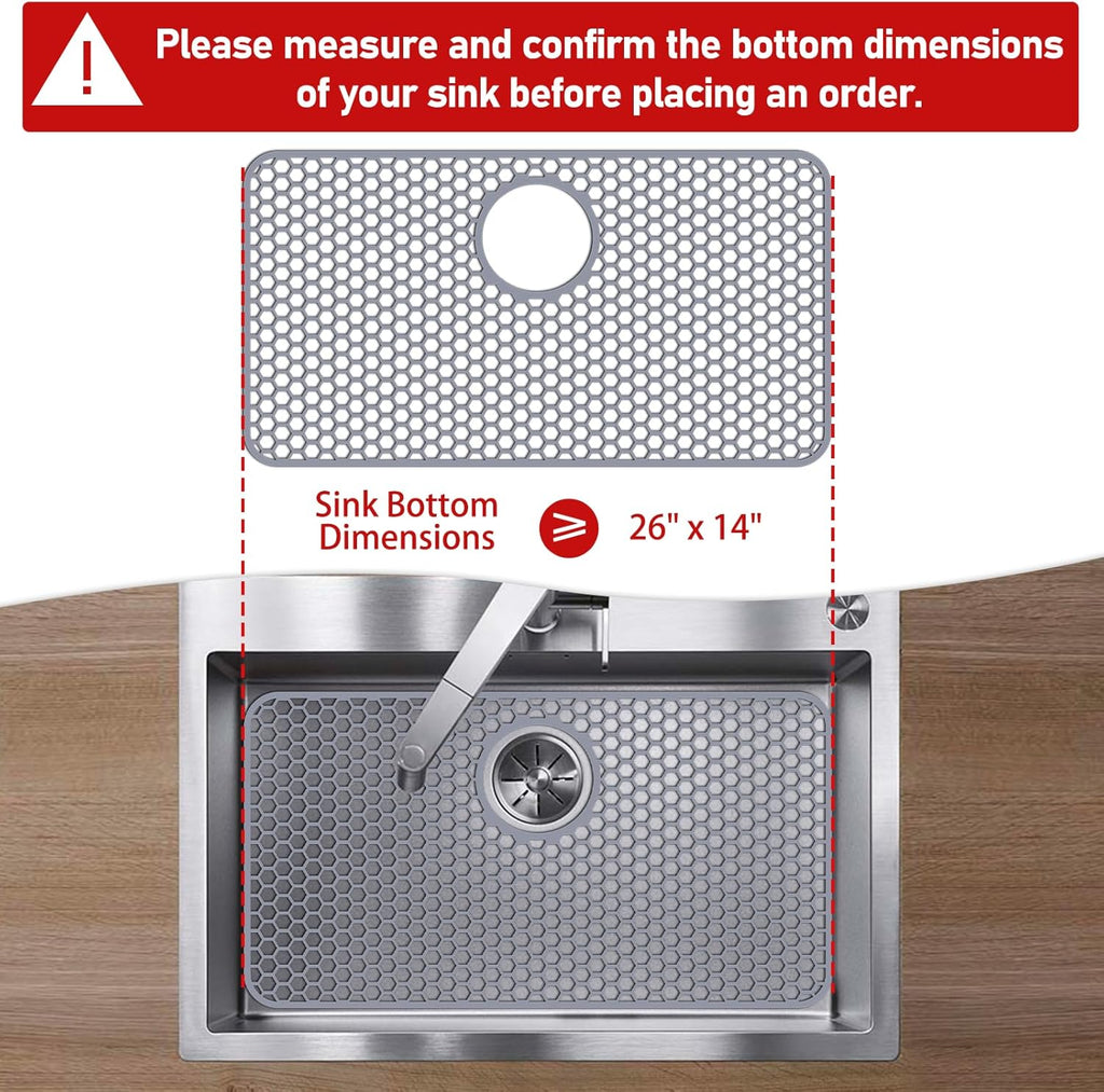 Silicone Sink Protector Mat Heat Resistant Non Slip