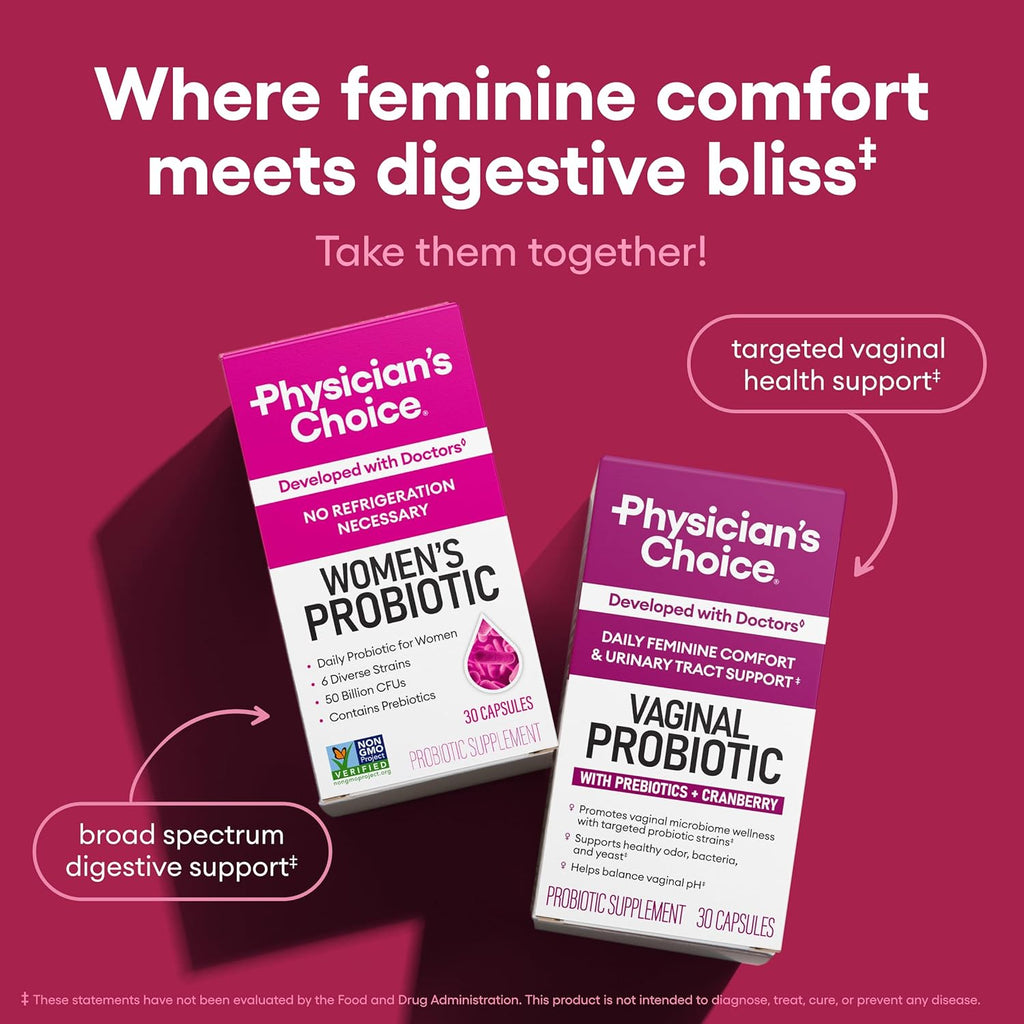 Womens Probiotic Supplement (50 Billion CFU, 30 Count)