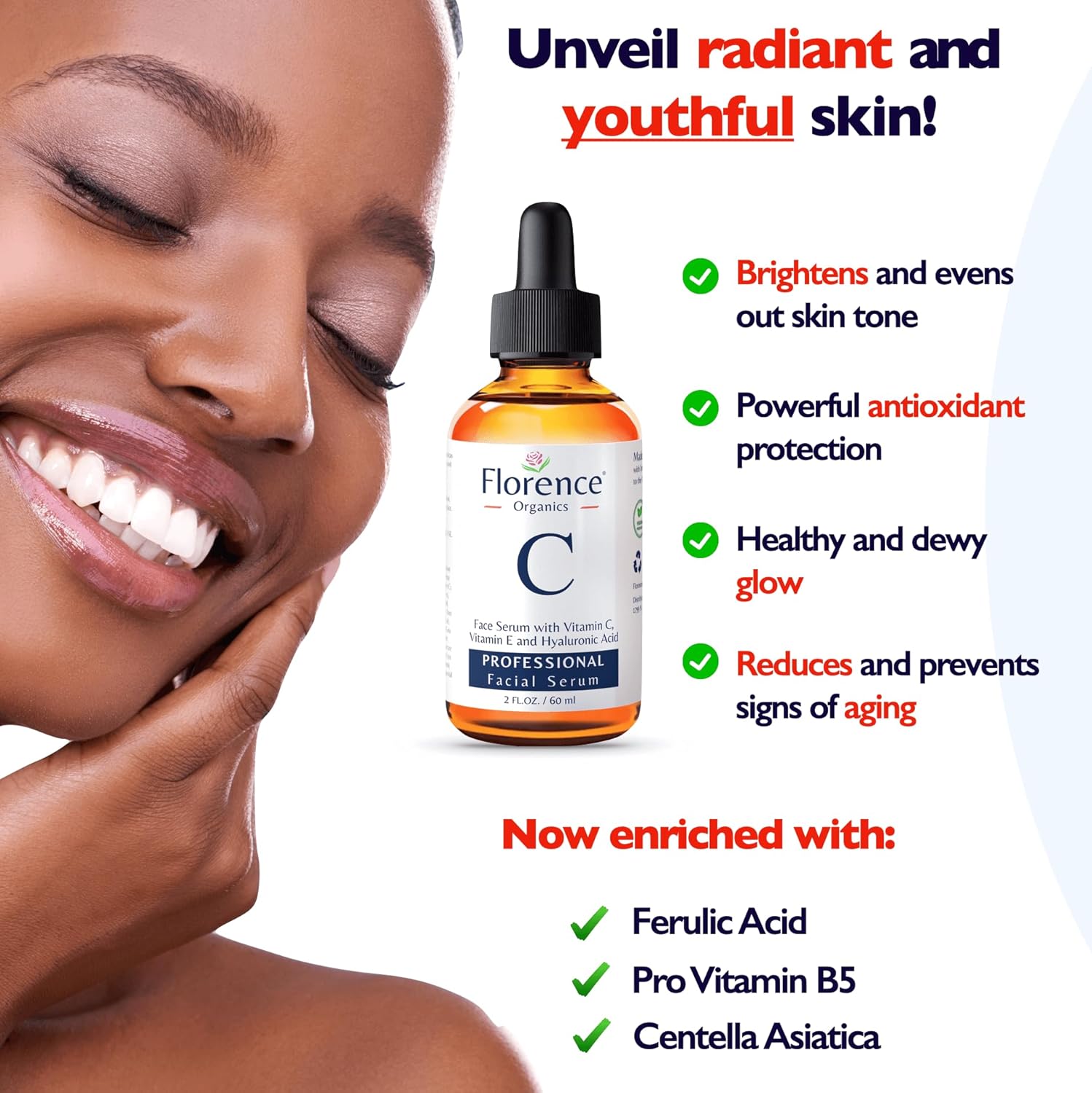 Vitamin C Retinol Hyaluronic Serum Set  Anti Aging Routine