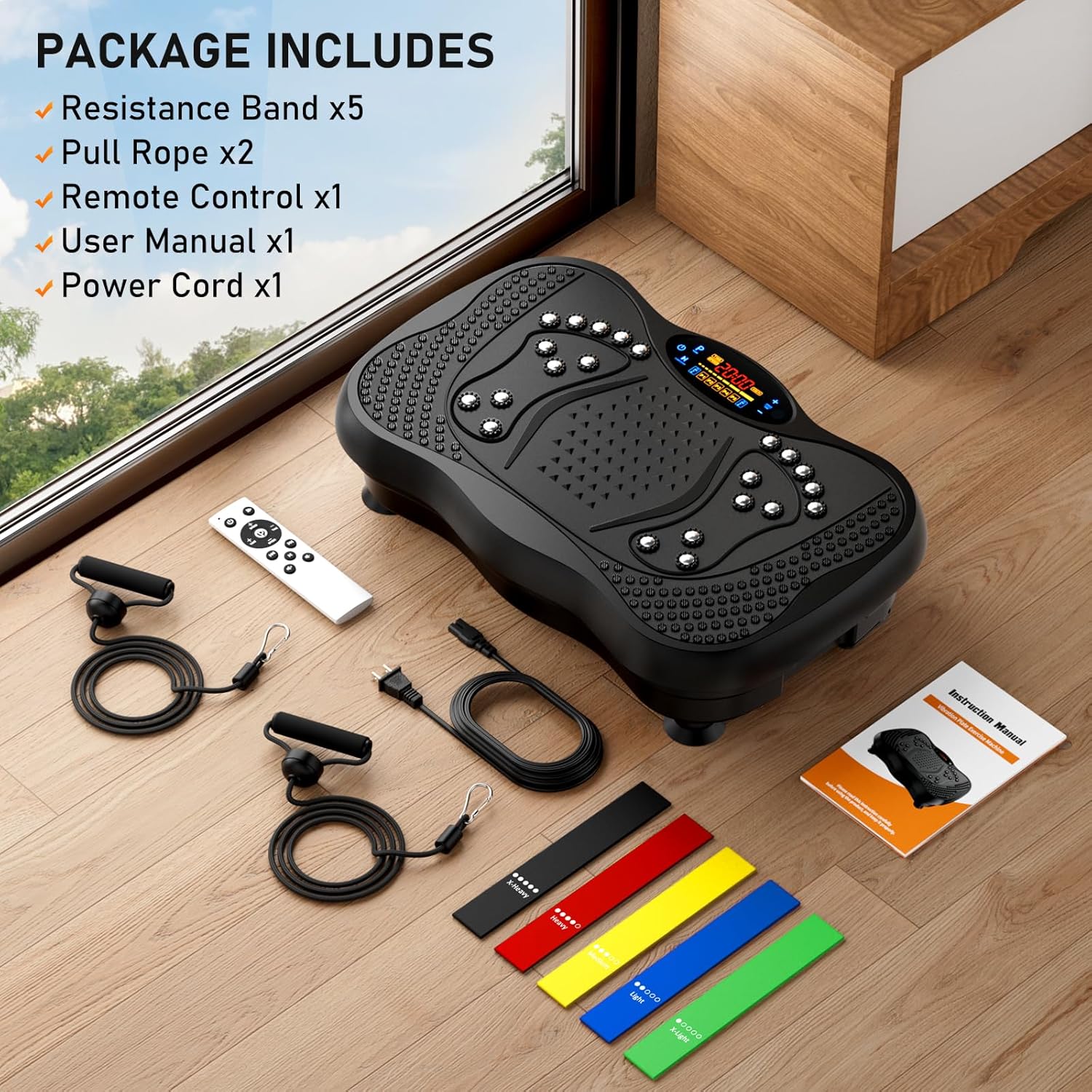 Vibration Plate Exercise Machine  Full Body Workout & Fitness