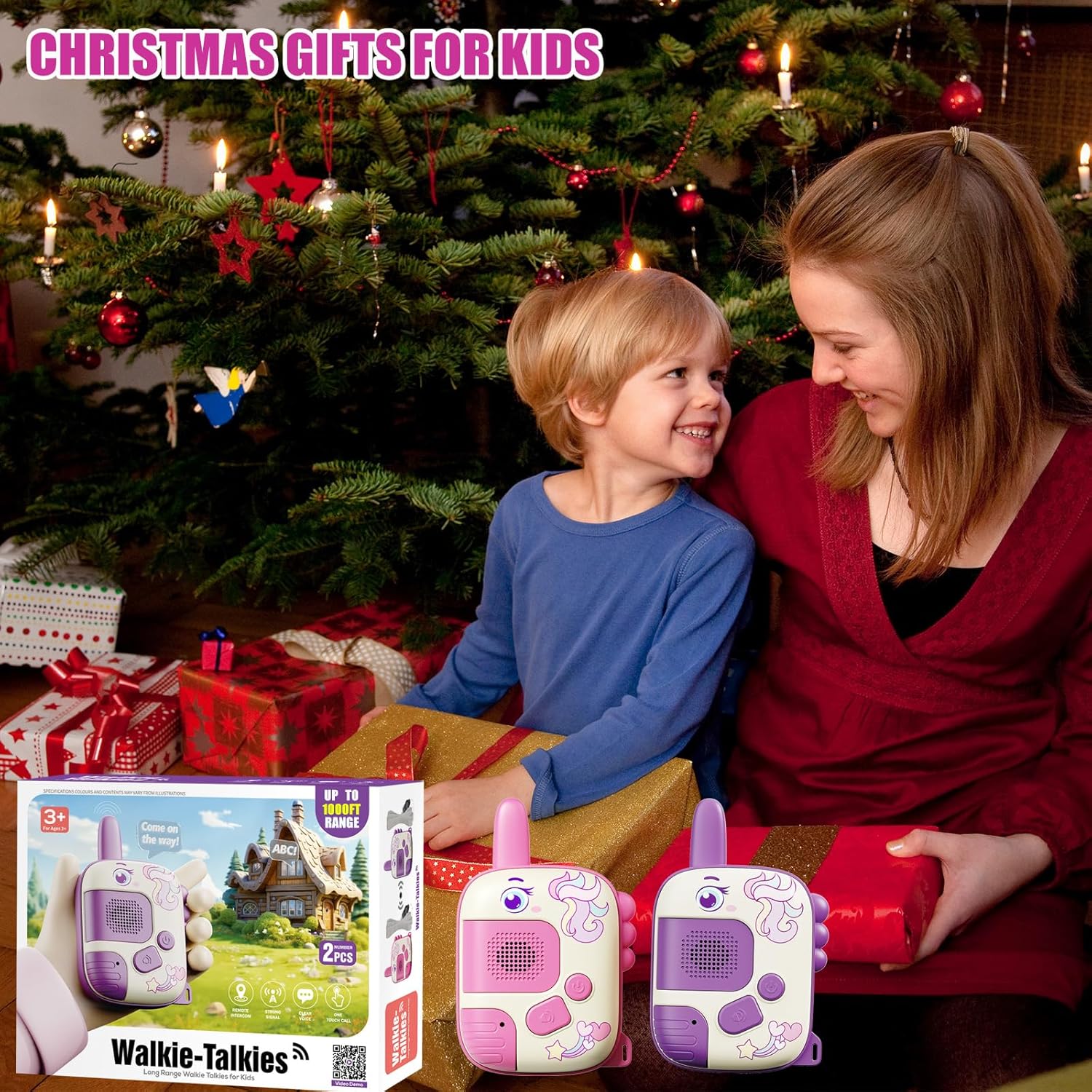 Unicorn Kids Walkie Talkies Toy Two Pack