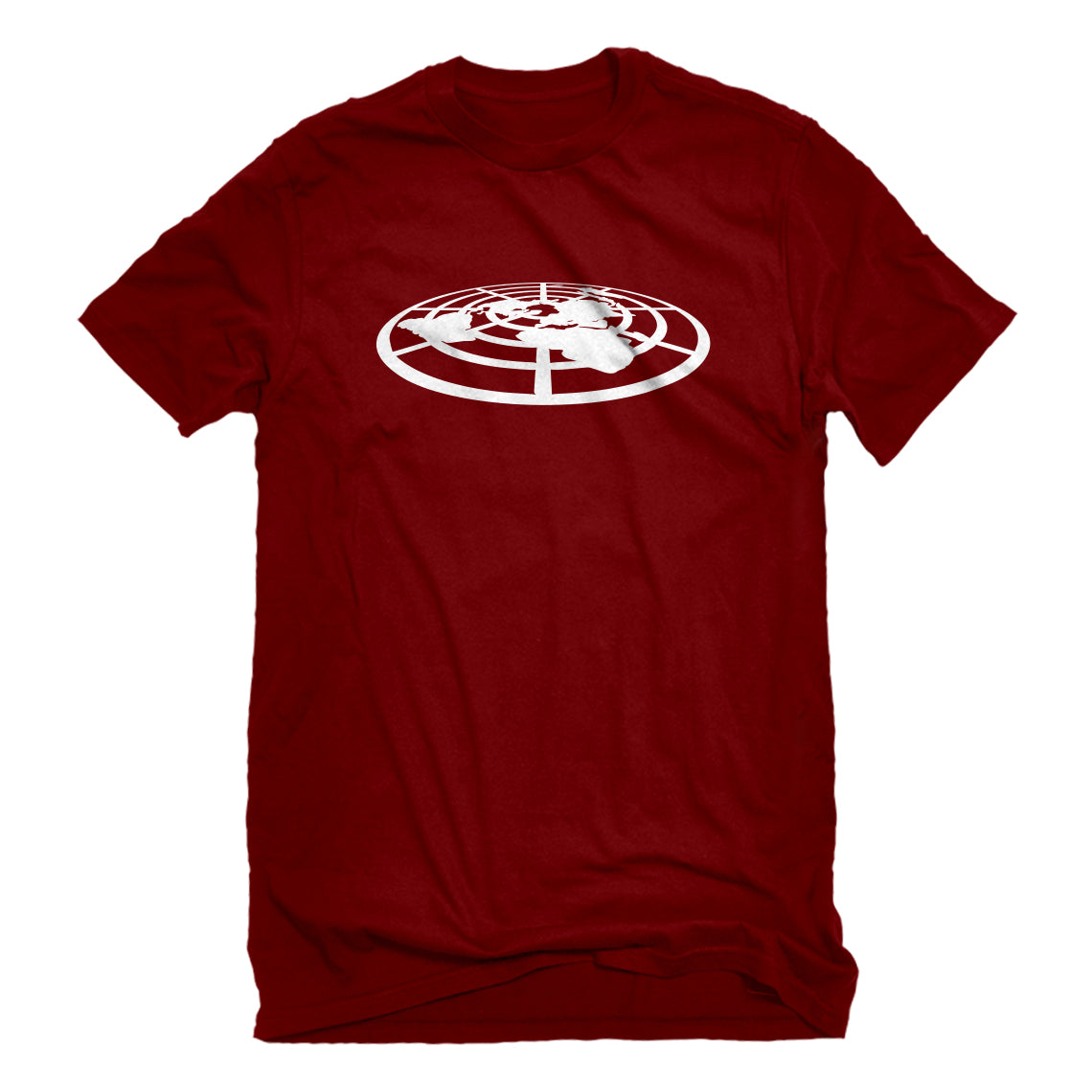 Mens Flat Earth Society Mens T-Shirt #3248