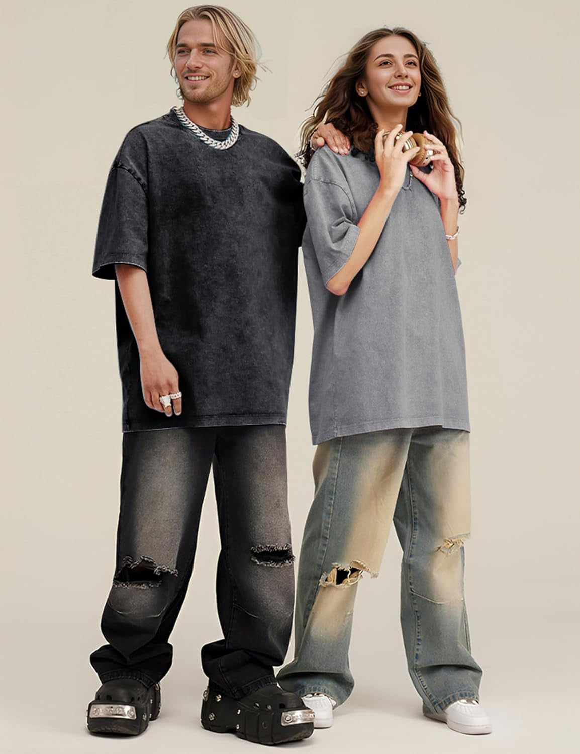 Unisex Casual Plain Short Sleeve round Neck T Shirt, 3 Count