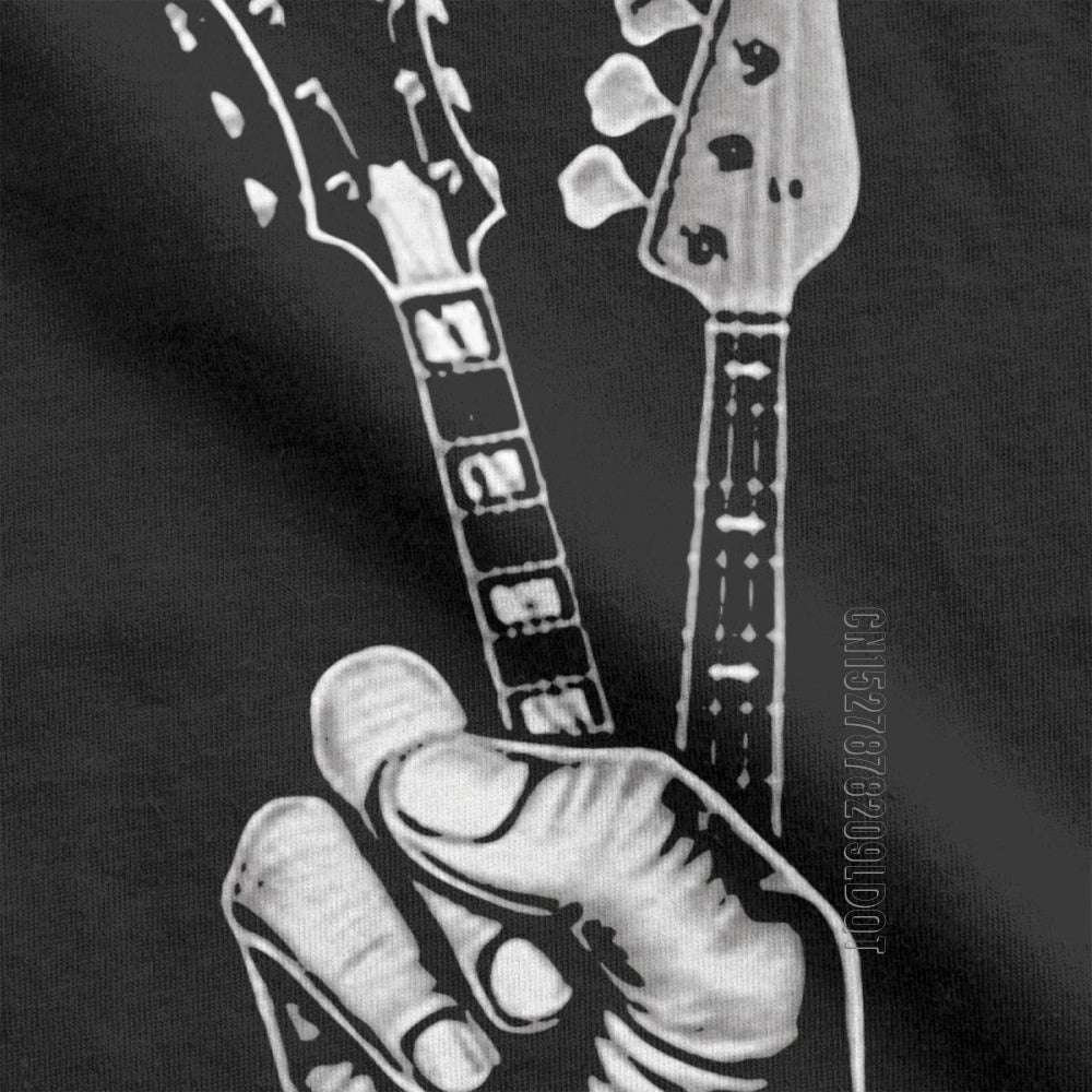 Hipster BASS GUITAR T Shirt Printer Men'S T-Shirt Cotton plus Size Male Tshirt Mens T Shirt Awesome T Shirt Men Short Sleeve