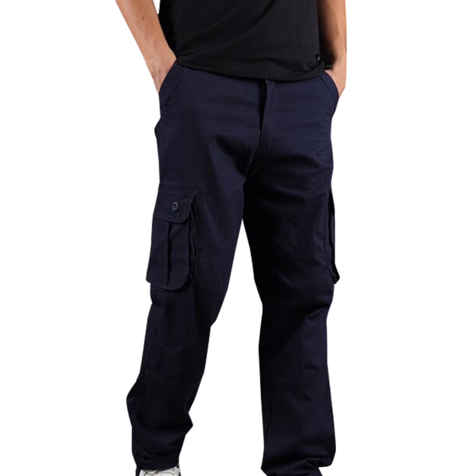 Mens Cargo Pants Big and Tall Multi Pockets Pants Work Work Trousers Classic Workwear Cargo Pants