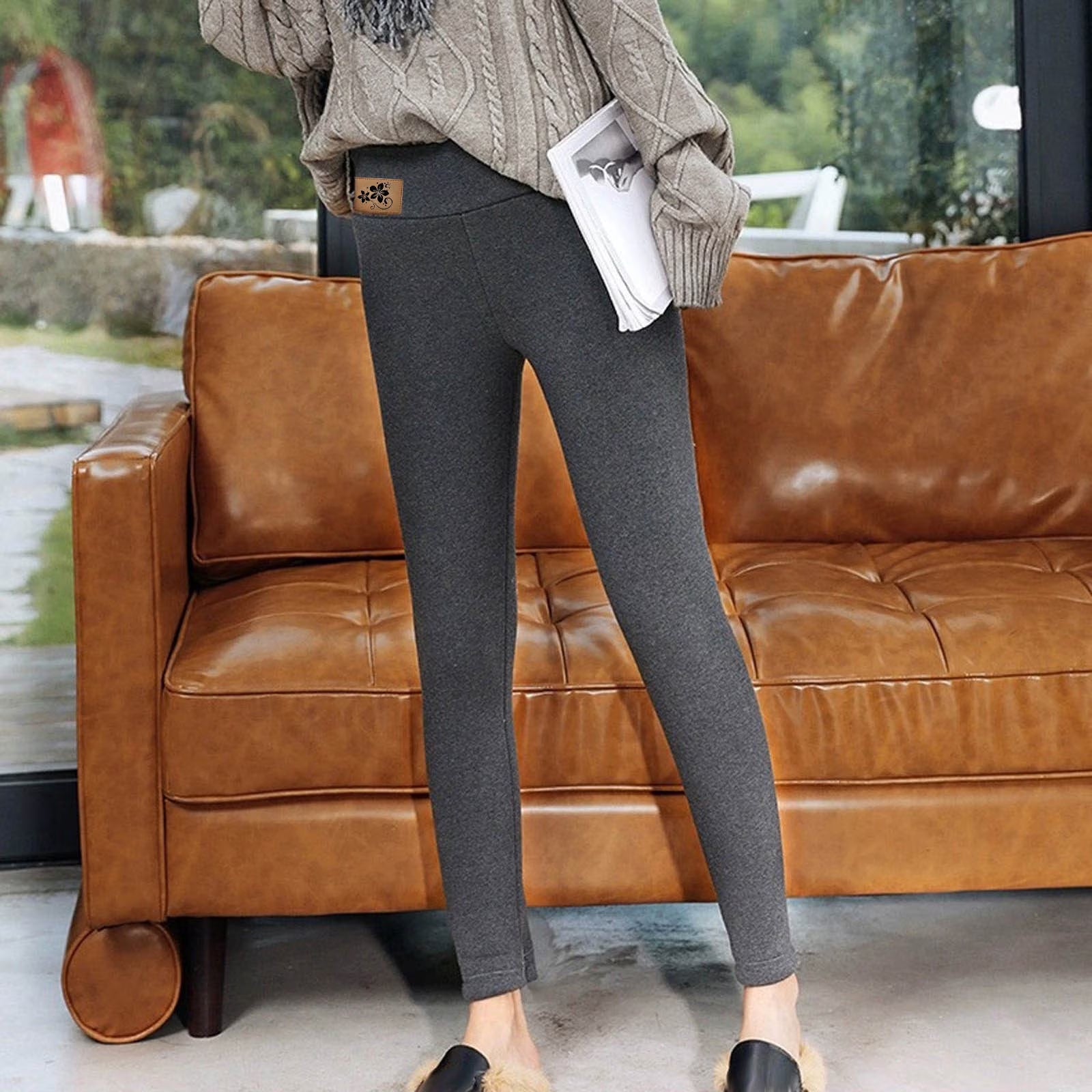Leggings for Women Fleece Lined,
