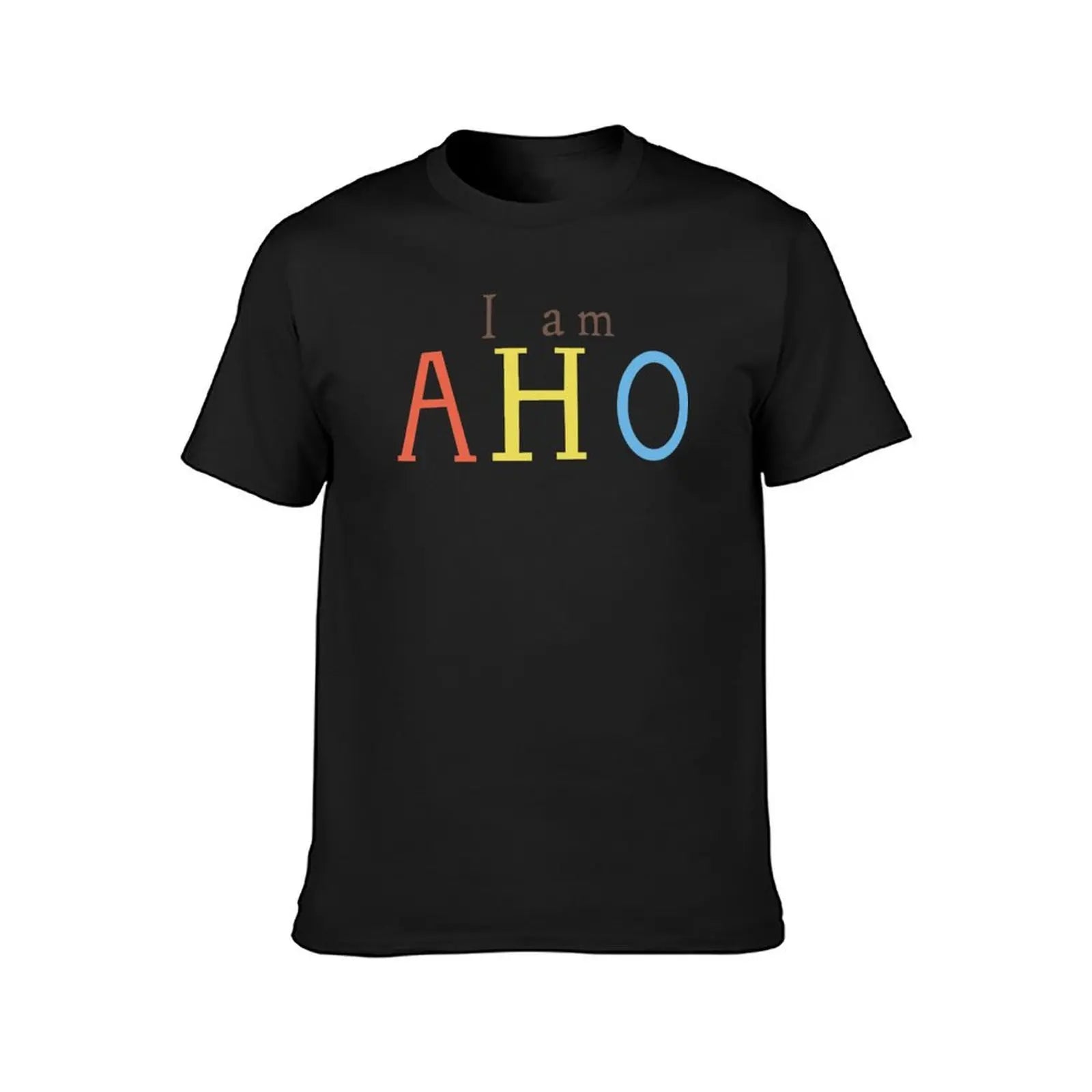 Yuru Yuri: I Am AHO T-Shirt Anime Customizeds Mens T Shirt
