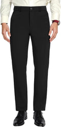 Men'S 4-Way Flex Stretch Slim Fit Dress Pants