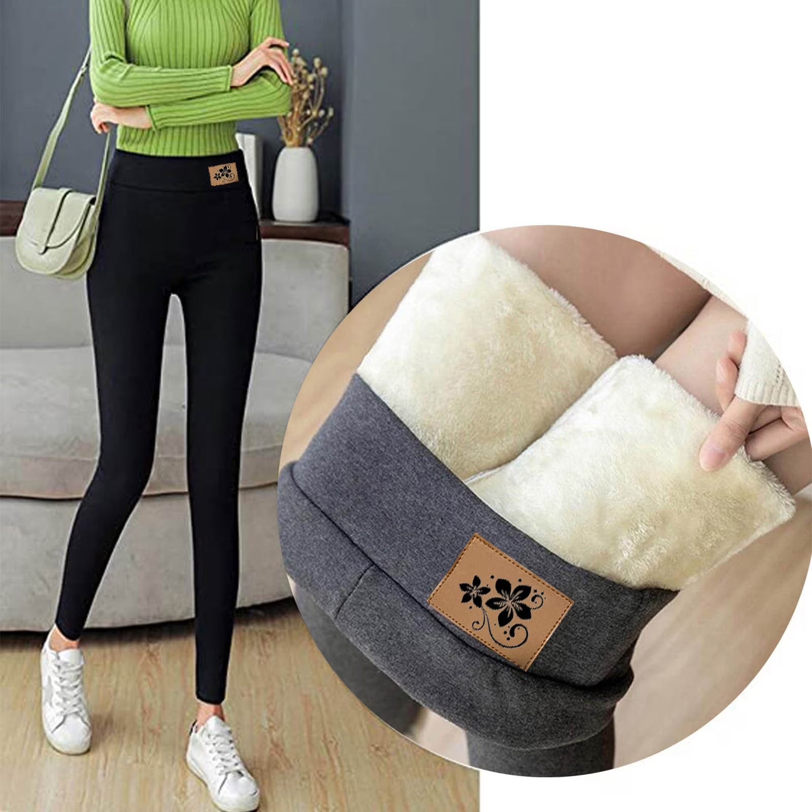 Leggings for Women Fleece Lined,